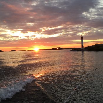 An absolutely stunning photo of the Killbear Point Lighthouse, as the sun was setting for the evening We had been out cruising and fishing on our Y-Naut Yacht, and this sunset was greatly appreciated  ...