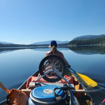 Canoeing the spectacular Bowron Lake chain.