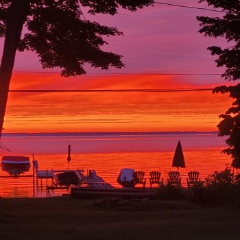 Photos of Lake Simcoe sunrise.