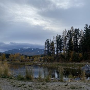 Mid fall in the East Kootenays with winter approaching from the mountains tops.