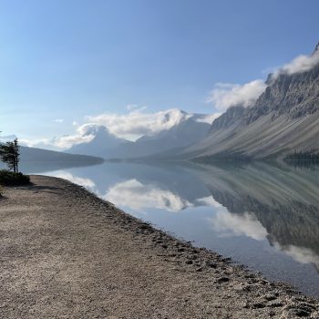 Stop off at Bow Lake on route to Jasper.