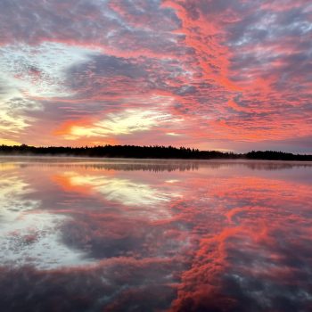 September sunrise at Aylesford Lake, Nova Scotia. Photo taken September 19, 2022.