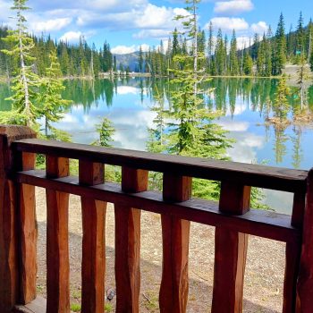 A beautiful tranquil little lake nestled within Stagleap Provincial Park in the Central Kootenay Region, right on the Crowsnest Highway #3 at the Kootenay Pass Summit.