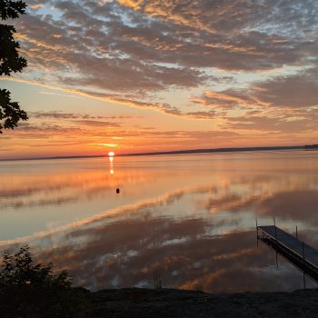 This picture was taken in the early morning. Waking up I saw this beautiful sunrise. Taken with my cell phone, no filters and no adjustments