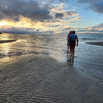 Evening at Grand Beach, Lake Winnipeg.