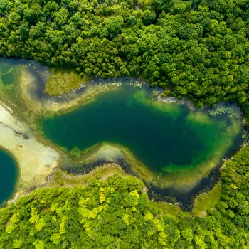 The history of glaciation and ice ages is written upon the geology of Ontario. Glacial lakes are some of the most beautiful examples of this. This photo is of Long Lake, a small lake in South Frontena ...