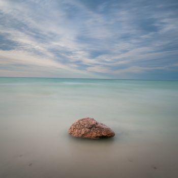 Early morning minimalist interpretation of Lake Ontario from a camping trip in April to Presqu'ile Provincial Park. The Great Lakes have many moods and this image reminds me that I need to make an eff ...