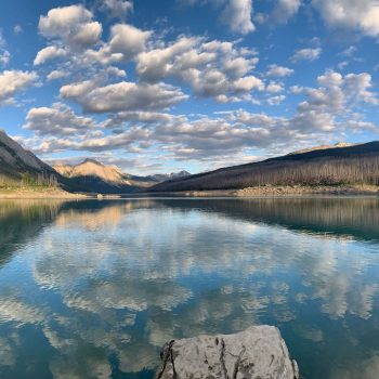 Photo taken at Medicine Lake on July 6th. We did not make any edits.