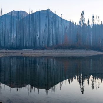 The landscape of this lake was completely changed by an out of control wildfire in 2023. This was taken in the fall after access to the area was permitted and the land was still smoldering. However, n ...